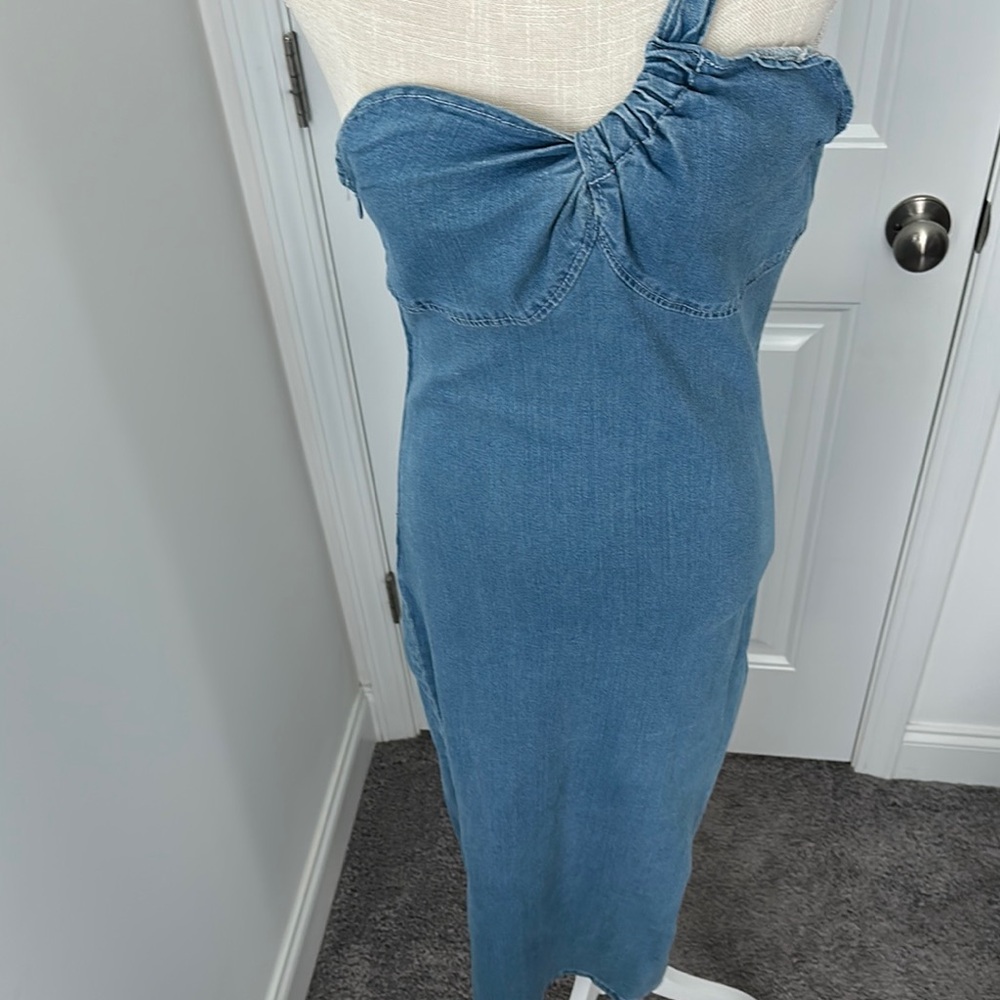 Blue Denim Women's Dress